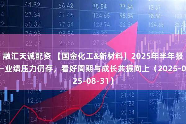 融汇天诚配资 【国金化工&新材料】2025年半年报总结——业绩压力仍存，看好周期与成长共振向上（2025-08-31）