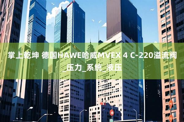 掌上乾坤 德国HAWE哈威MVEX 4 C-220溢流阀_压力_系统_液压